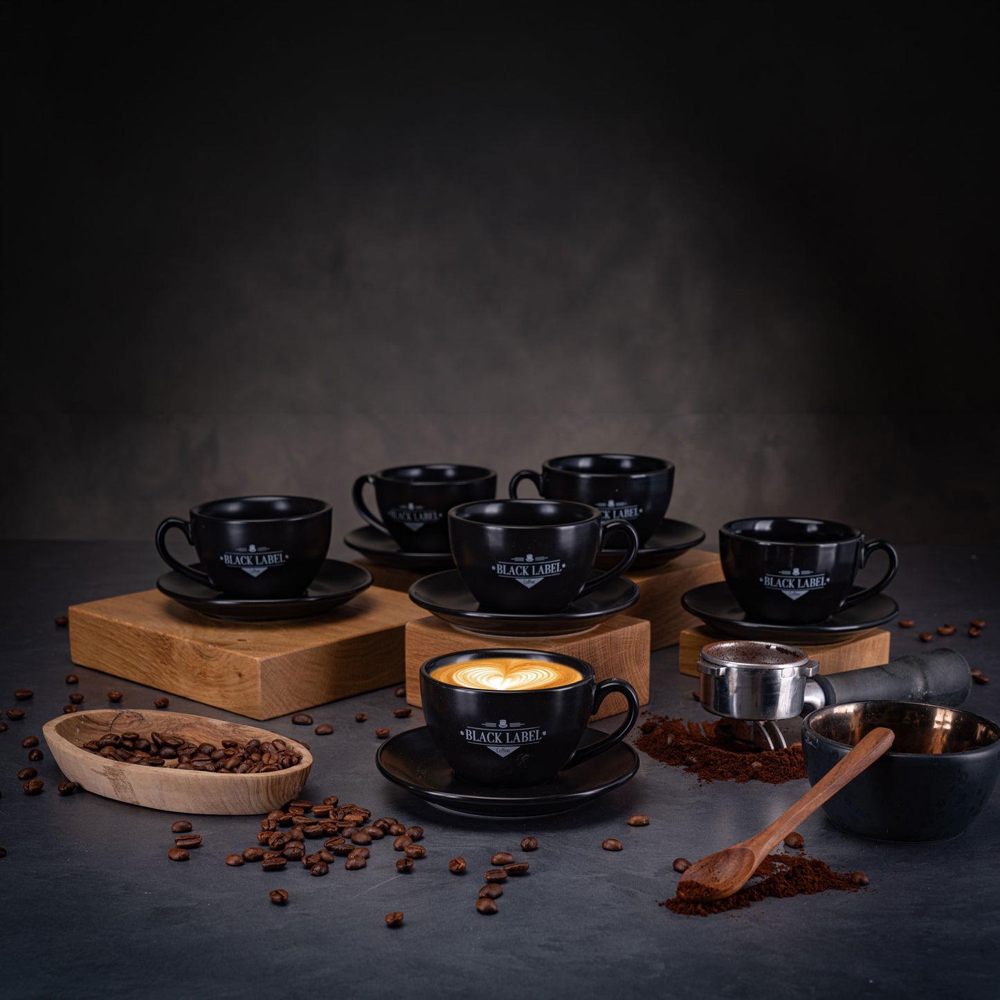 Cappuccino Tassen Set