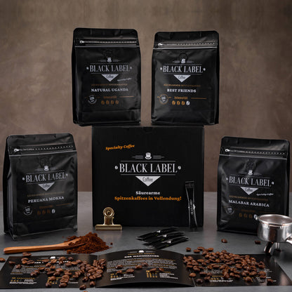 Säurearme Spitzenkaffees Probierset